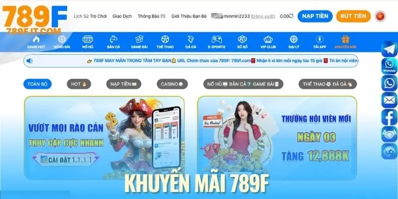 Khuyến Mãi 789F - Cơ Hội Nhận Quà Khủng, Liên Tục Năm 2025 Khuyến mãi 789f